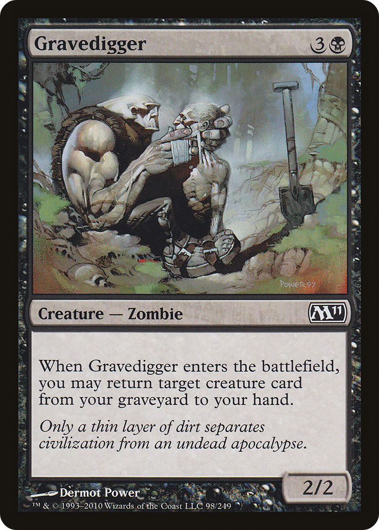 Gravedigger (M11-098)  - Magic 2011