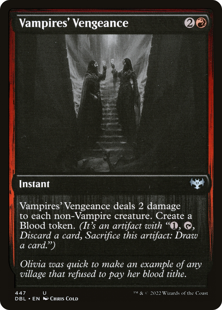 Vampires' Vengeance (DBL-447)  Foil - Innistrad: Double Feature