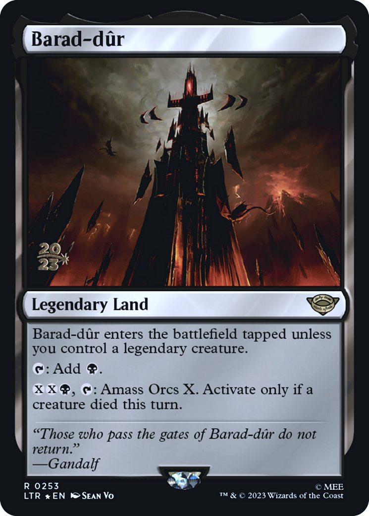 Barad-dur (PRE-253)  Foil - Tales of Middle-earth Promos