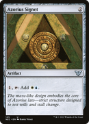 Azorius Signet (NEC-145)  - Neon Dynasty Commander