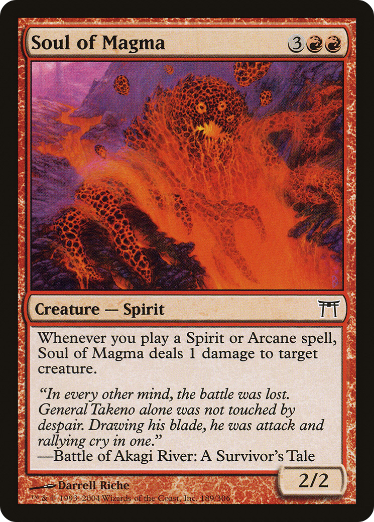 Soul of Magma (CHK-189) - Champions of Kamigawa