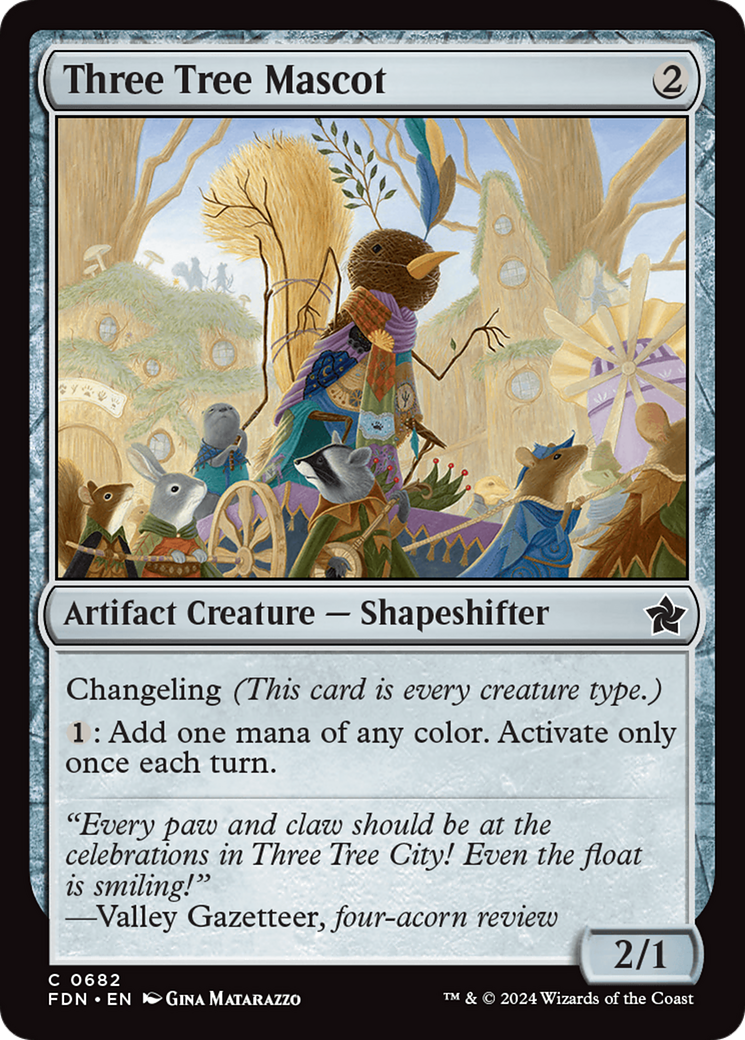 Three Tree Mascot (FDN-682)  - Foundations