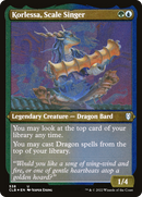Korlessa, Scale Singer (CLB-538)  Etched Foil - Commander Legends: Battle for Baldur's Gate