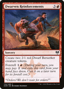 Dwarven Reinforcements (KHM-134)  Foil - Kaldheim