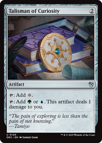 Talisman of Curiosity (DRC-140)  - Commander: Aetherdrift