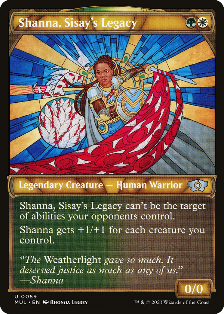 Shanna, Sisay's Legacy (MUL-059)  Foil - Multiverse Legends: (Showcase)