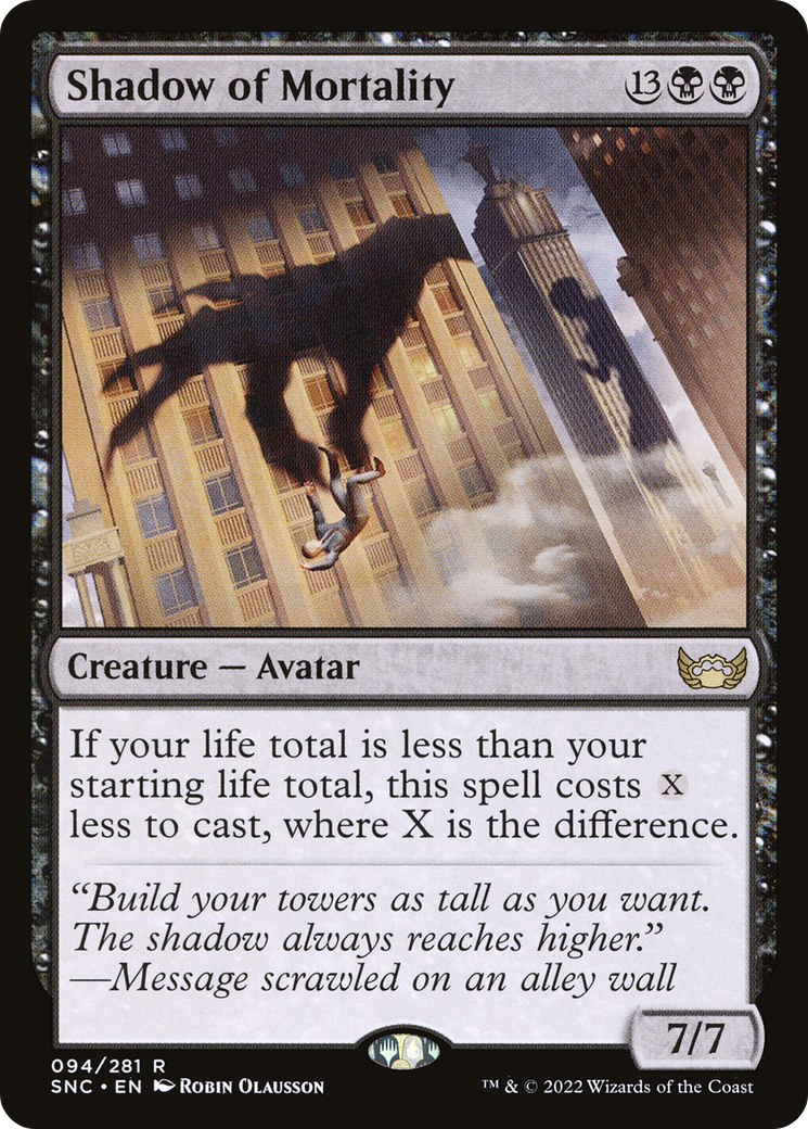 Shadow of Mortality (SNC-094)  - Streets of New Capenna