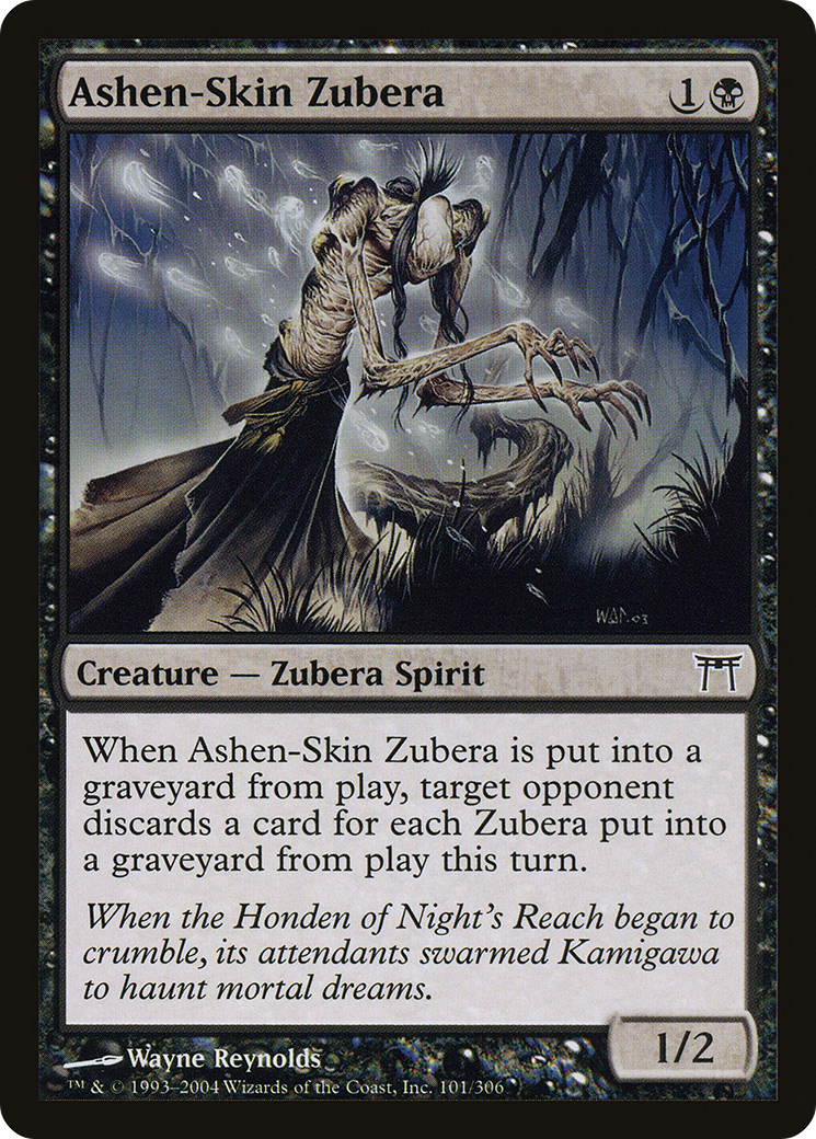 Ashen-Skin Zubera (CHK-101)  Foil - Champions of Kamigawa