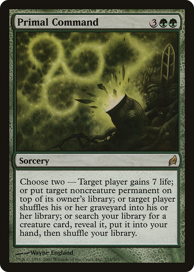 Primal Command (LRW-233)  - Lorwyn