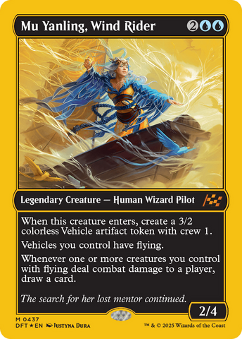 Mu Yanling, Wind Rider (DFT-437) - Aetherdrift Foil