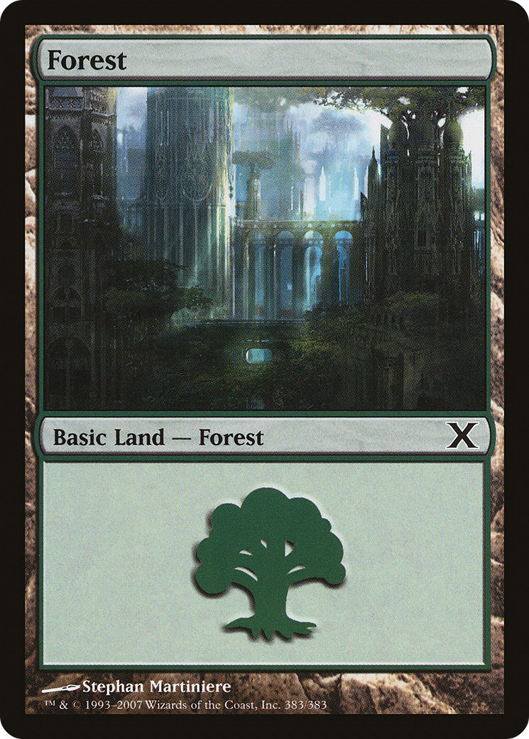 Forest (383) (10E-383)  Foil - Tenth Edition