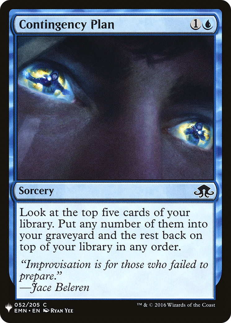Contingency Plan (LIST-EMN-52)  - The List