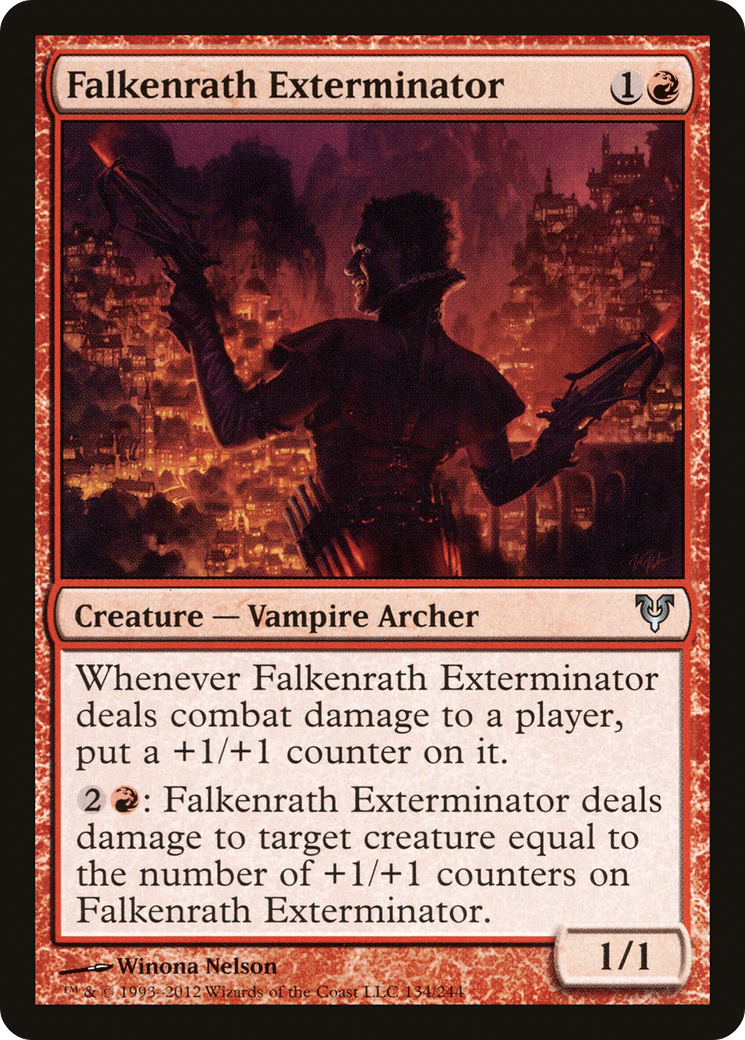 Falkenrath Exterminator (AVR-134)  Foil - Avacyn Restored