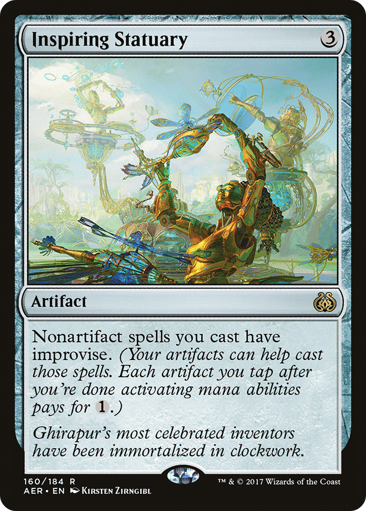 Inspiring Statuary (AER-160)  Foil - Aether Revolt
