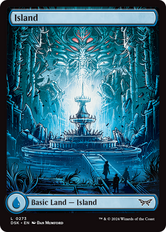 Island (273) - Full Art (DSK-273)  Foil - Duskmourn: House of Horror