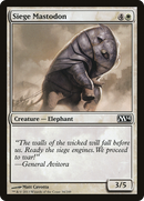 Siege Mastodon (M14-034)  Foil - Magic 2014