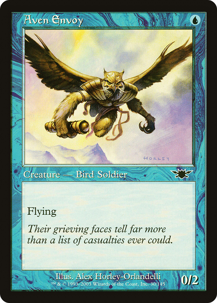 Aven Envoy (LGN-030)  Foil - Legions