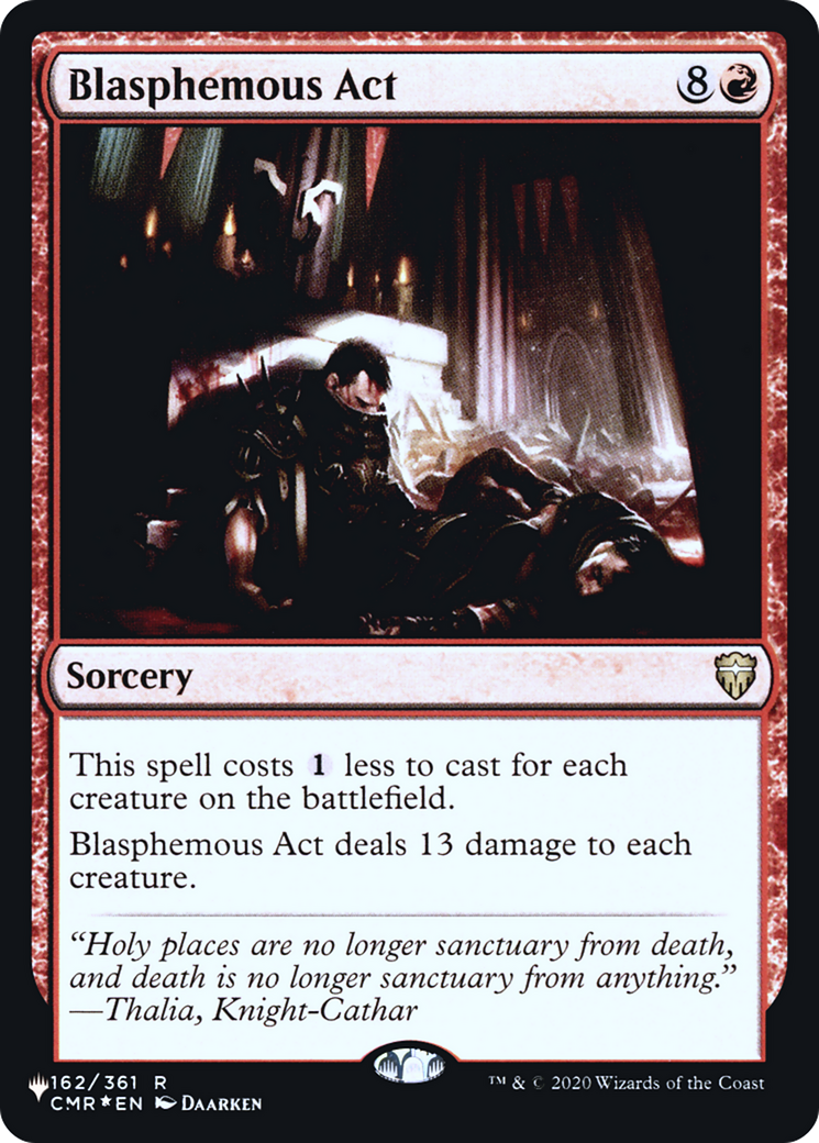 Blasphemous Act (LIST-162)  Foil - The List