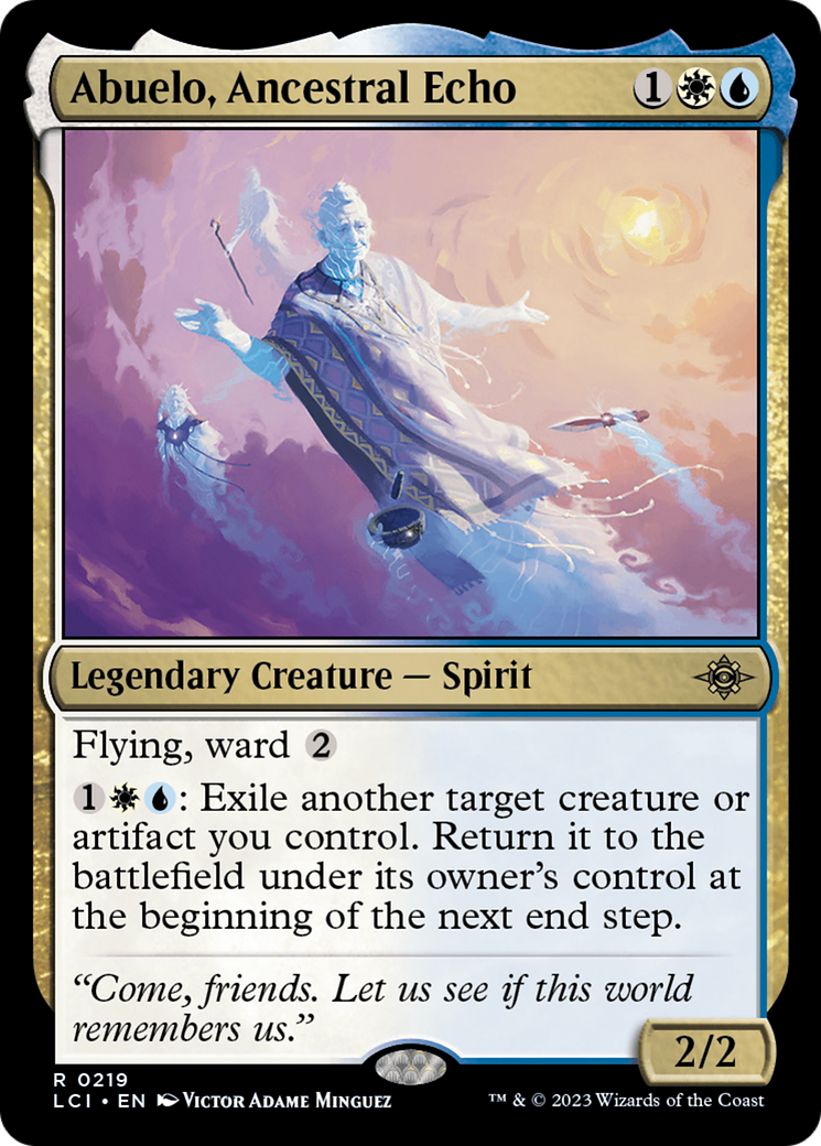 Abuelo, Ancestral Echo (LCI-219)  Foil - The Lost Caverns of Ixalan