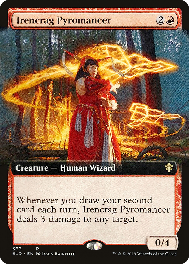 Irencrag Pyromancer (Extended Art) (ELD-363)  Foil - Throne of Eldraine: (Extended Art)