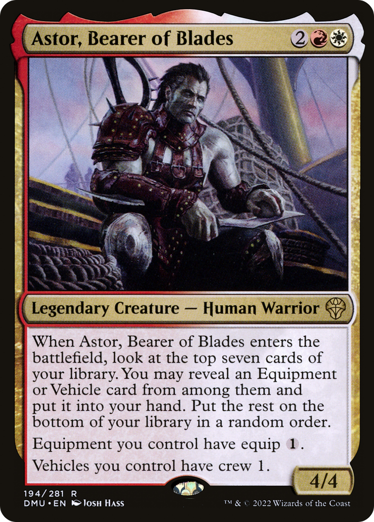 Astor, Bearer of Blades (DMU-194)  - Dominaria United