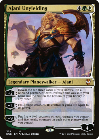Ajani Unyielding (NCC-324)  - New Capenna Commander