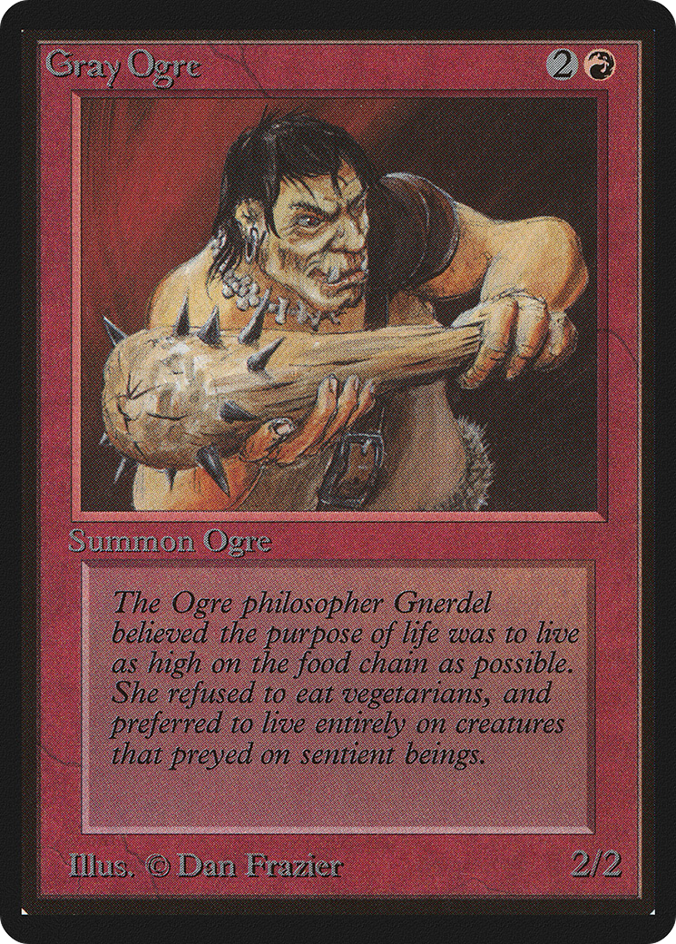 Gray Ogre (LEB-)  - Limited Edition Beta