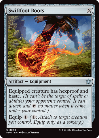 Swiftfoot Boots (FDN-258)  Foil - Foundations