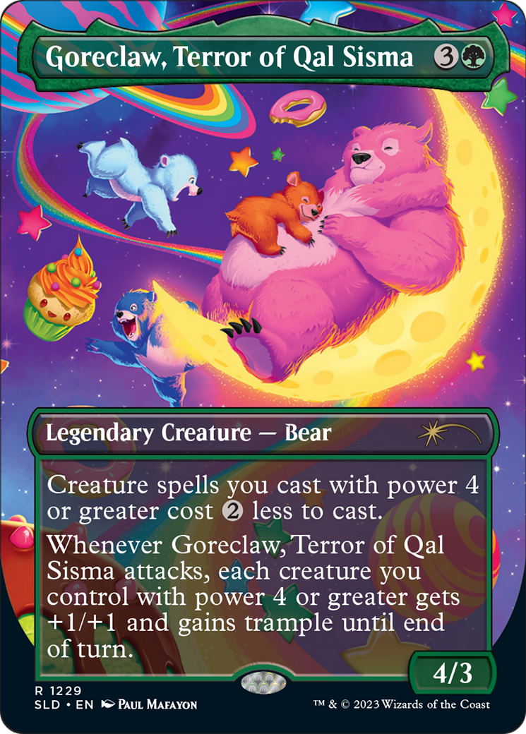Goreclaw, Terror of Qal Sisma (SLD-1229)  - Secret Lair Drop (Borderless)