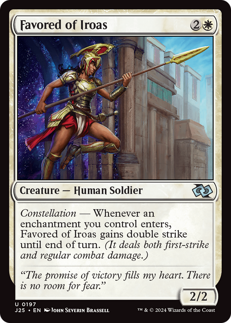 Favored of Iroas (J25-197)  - Foundations Jumpstart