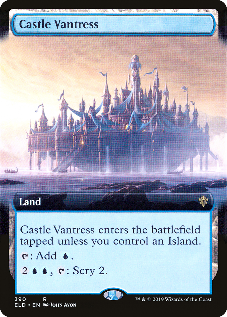 Castle Vantress (Extended Art) (ELD-390)  Foil - Throne of Eldraine: (Extended Art)