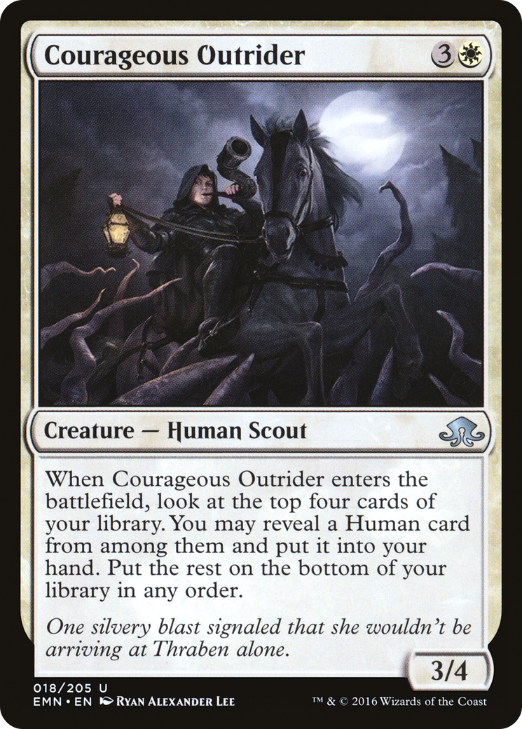 Courageous Outrider (EMN-018)  Foil - Eldritch Moon