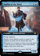 Duelist of the Mind (Extended Art) (OTJ-318)  Foil - Outlaws of Thunder Junction: (Extended Art)