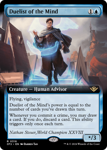 Duelist of the Mind (Extended Art) (OTJ-318)  - Outlaws of Thunder Junction: (Extended Art)