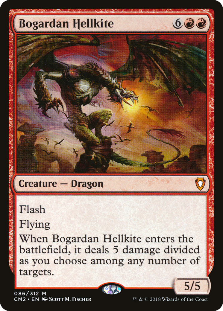 Bogardan Hellkite (CM2-086)  - Commander Anthology Volume II