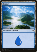 Island (254) (ELD-254) - Throne of Eldraine Foil