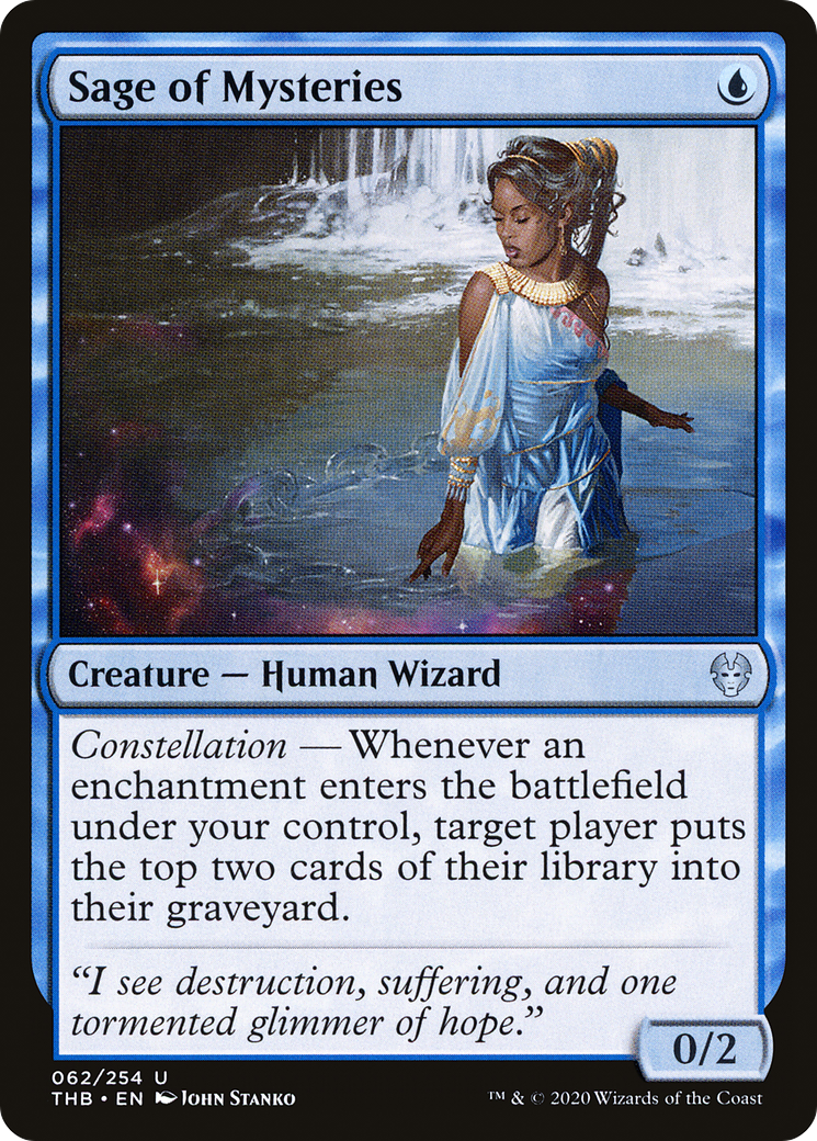 Sage of Mysteries (THB-062)  Foil - Theros Beyond Death