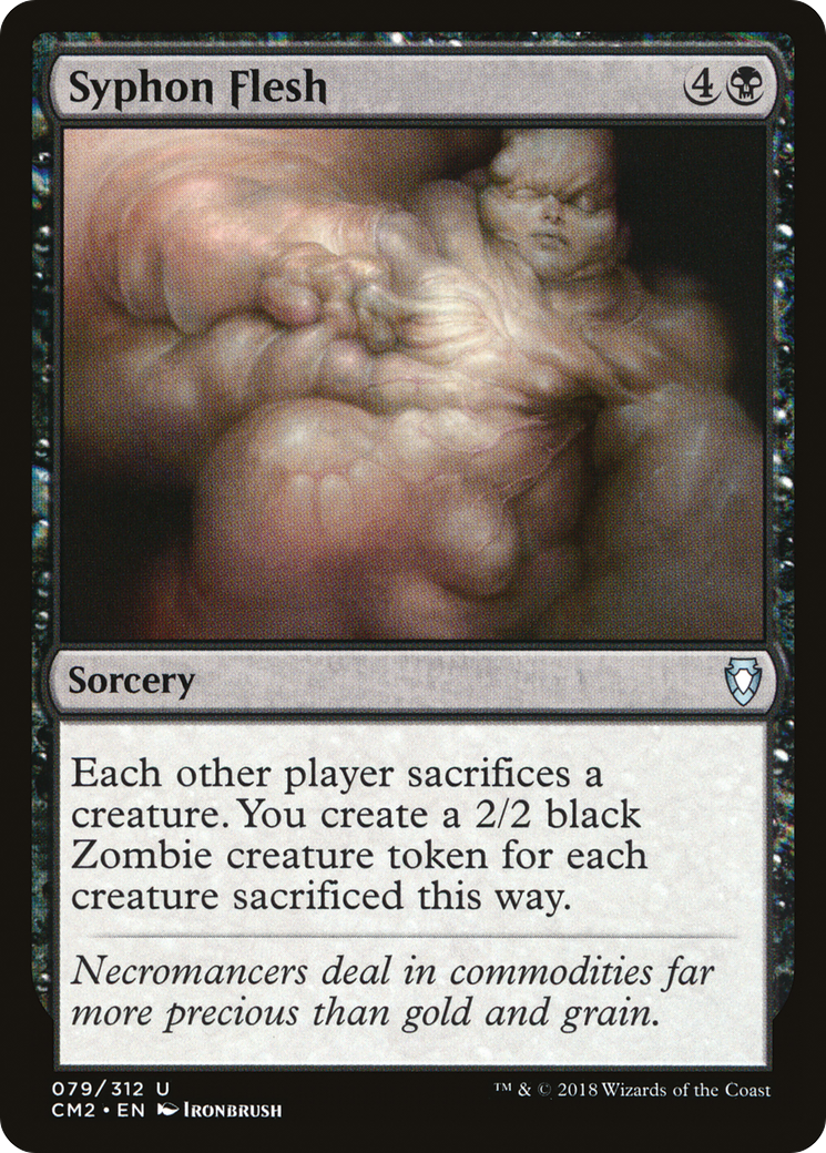 Syphon Flesh (CM2-079)  - Commander Anthology Volume II