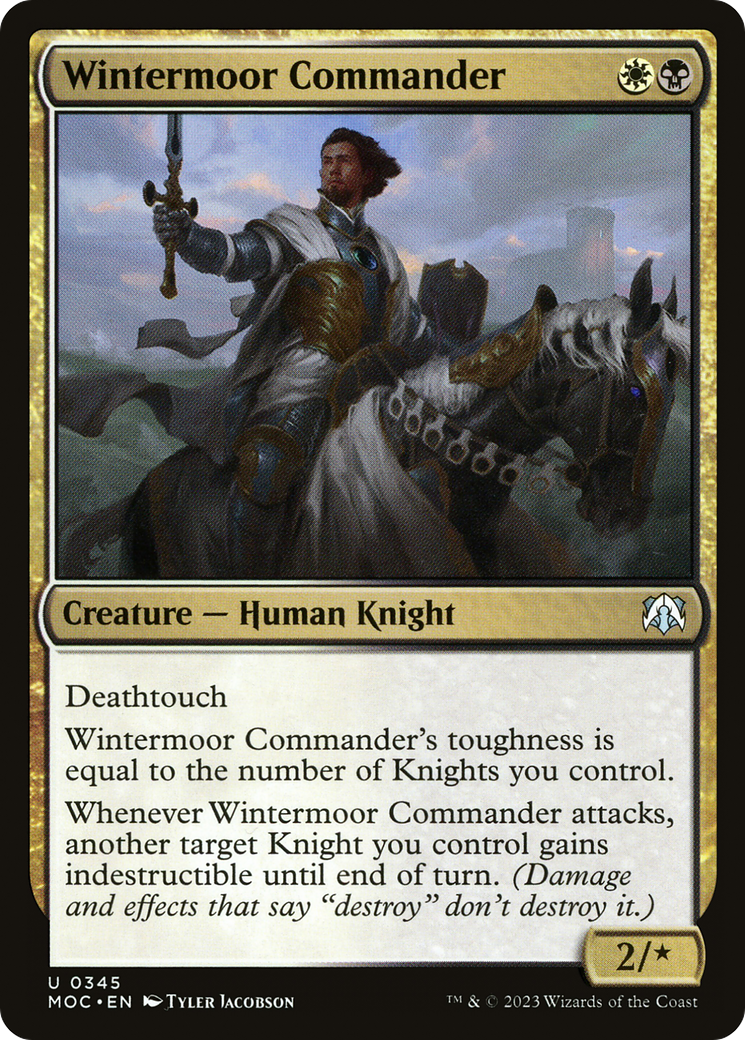 Wintermoor Commander (MOC-345)  - March of the Machine Commander