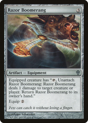 Razor Boomerang (WWK-129)  Foil - Worldwake