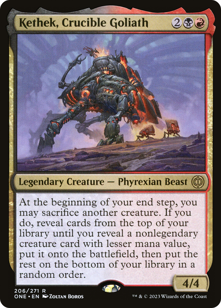 Kethek, Crucible Goliath (ONE-206)  Foil - Phyrexia: All Will Be One