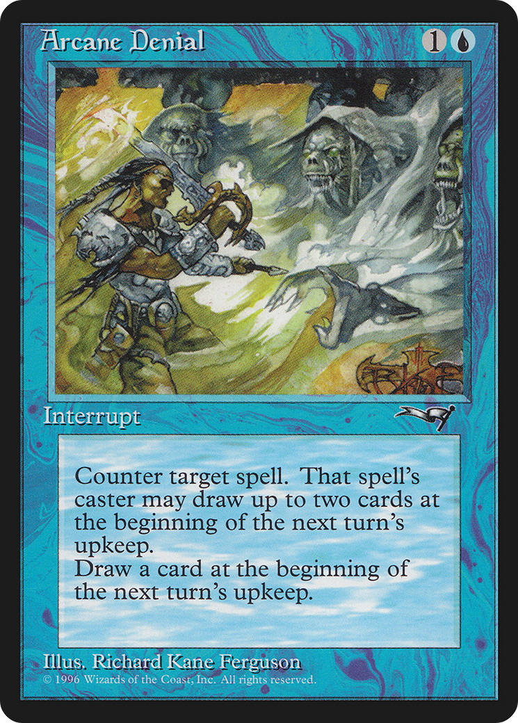 Arcane Denial (Sword) (ALL-033)  - Alliances
