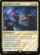 The Flesh Is Weak (Surge Foil) (40K-122)  Foil - Warhammer 40,000 Commander