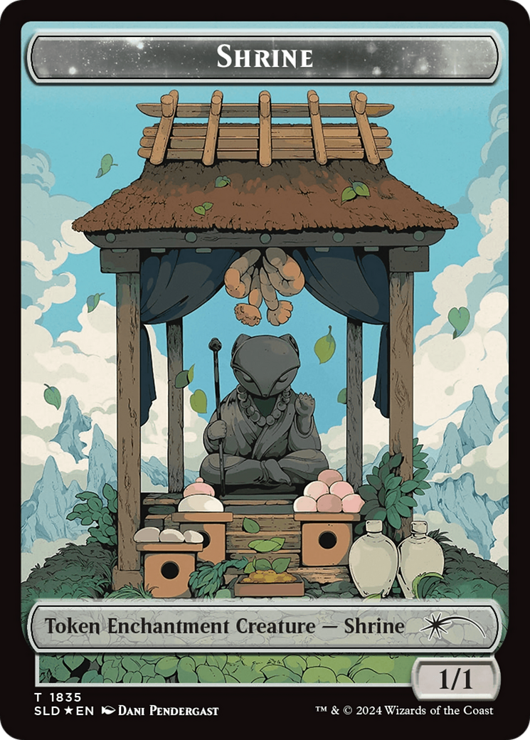 Shrine Token (Rainbow Foil) (SLD-1835)  Foil - Secret Lair Drop
