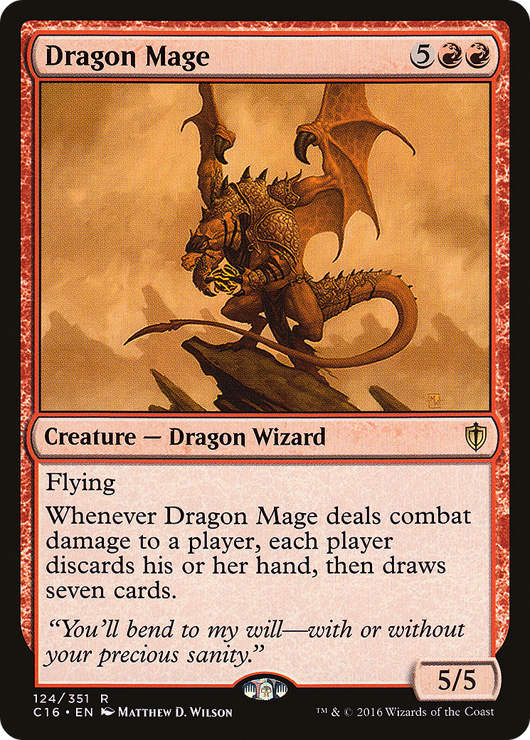 Dragon Mage (C16-124)  - Commander 2016