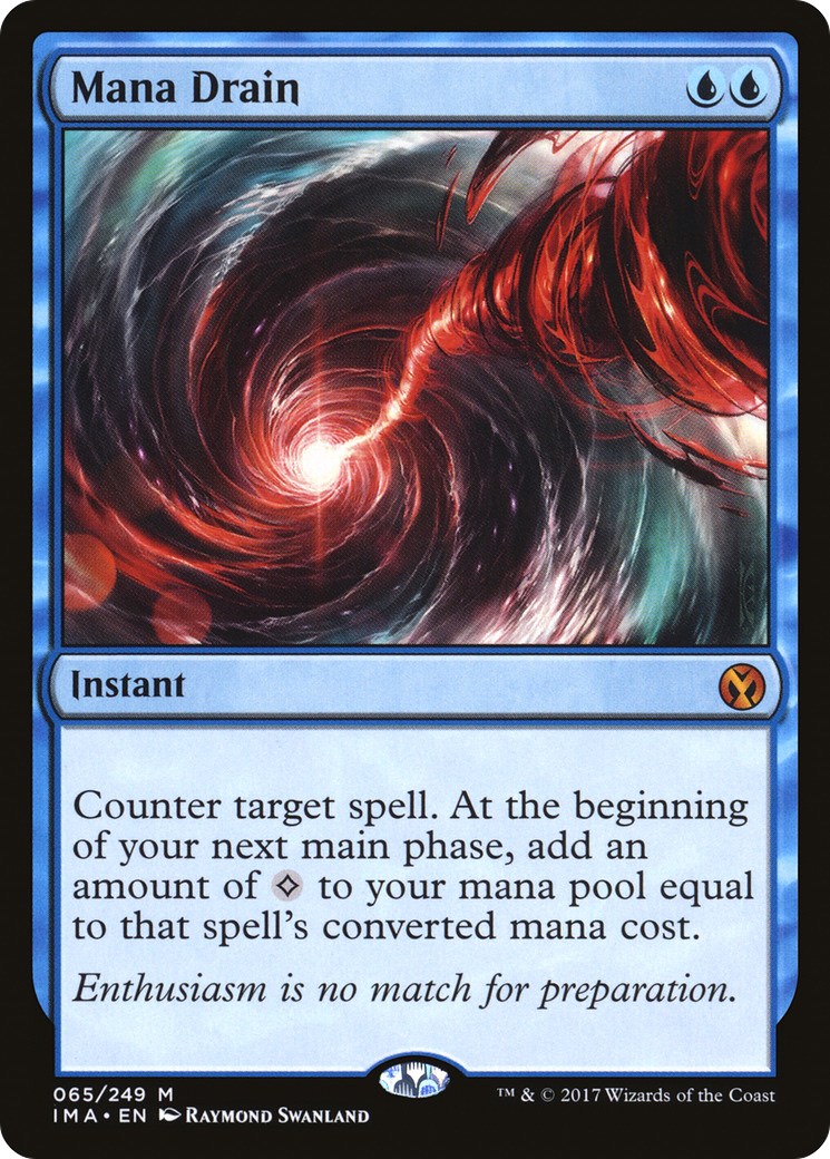 Mana Drain (IMA-065)  - Iconic Masters