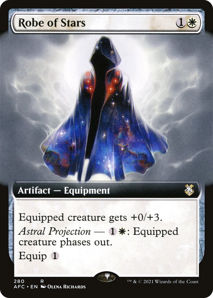Robe of Stars (Extended Art) (AFC-280) - Forgotten Realms Commander: (Extended Art)