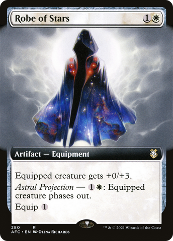 Robe of Stars (Extended Art) (AFC-280) - Forgotten Realms Commander: (Extended Art)