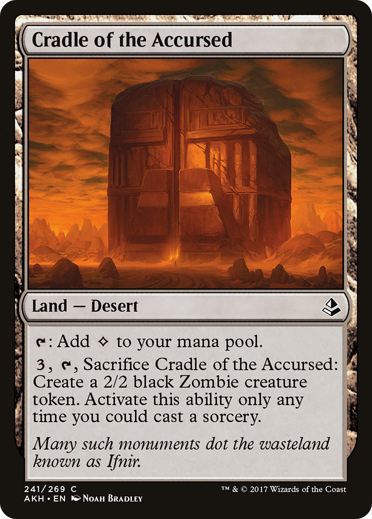 Cradle of the Accursed (AKH-241)  Foil - Amonkhet