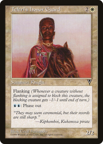 Teferi's Honor Guard (VIS-)  - Visions